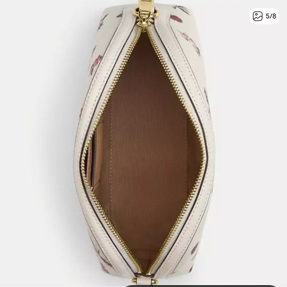 Coach White Floral Ladybug Print Crossbody Bag - Picture 2 of 6